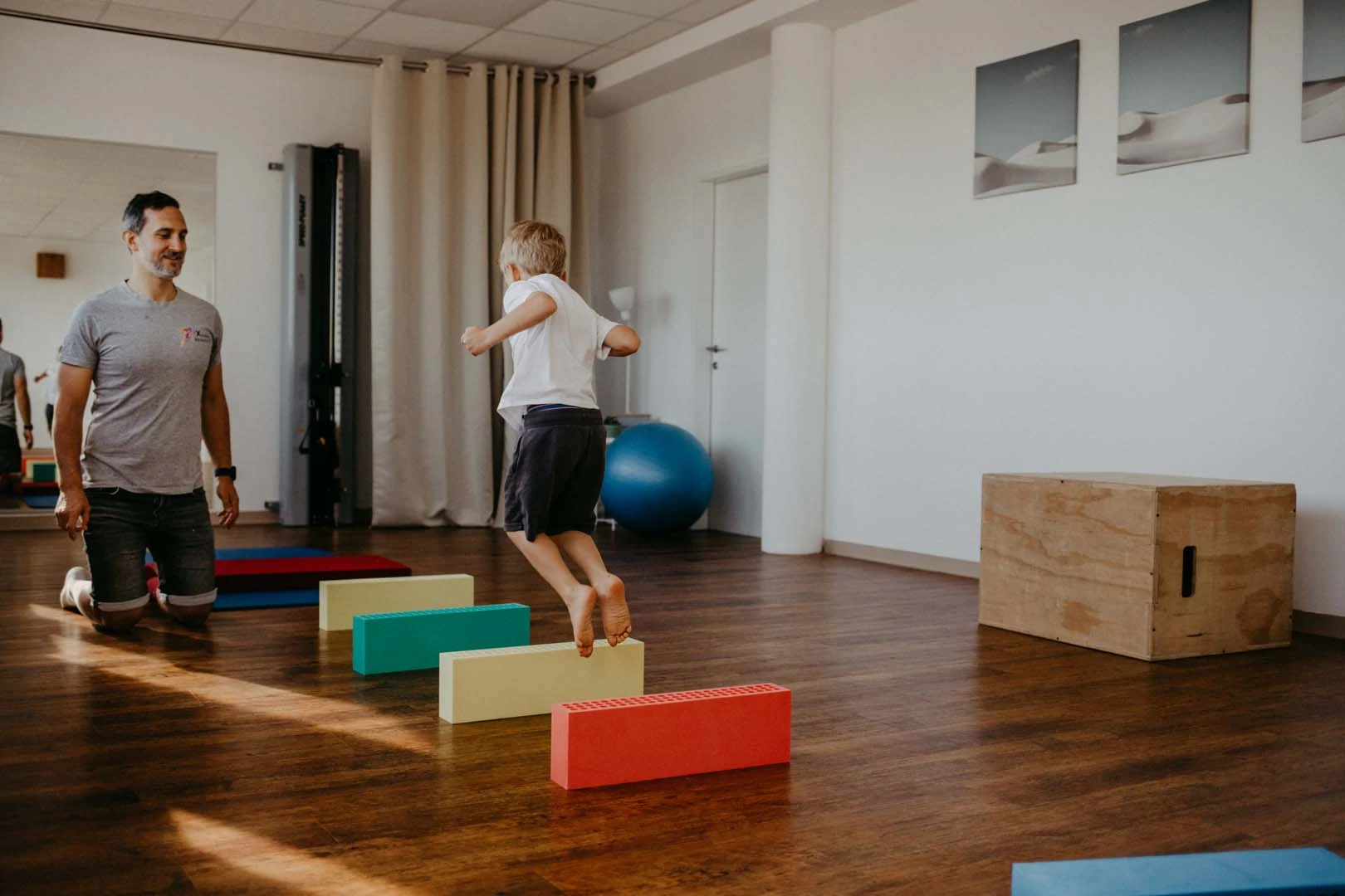 Bild einer pediatrischen Physiotherapie-Einheit